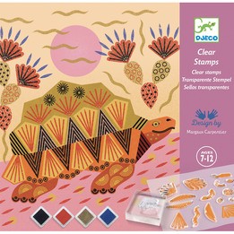 Djeco - Pyssel Stämplar - Patterns And Animals