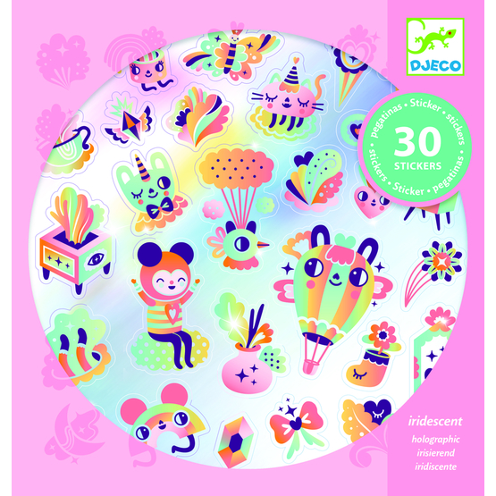 Djeco - Klistermärken - Lovely rainbow Stickers