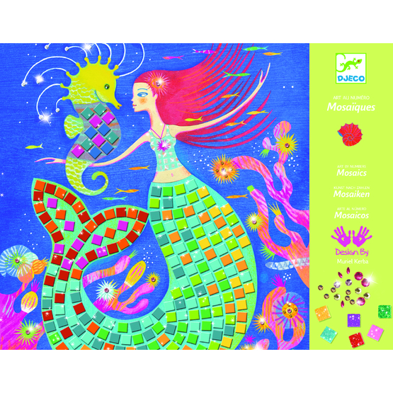 Djeco - Pyssel - Mosaic kits - The mermaids´ song