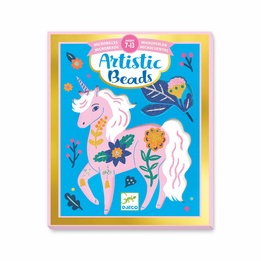 Djeco - Pyssel - Artistic Beads - Flowers And Fur