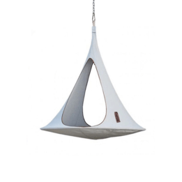 Cacoon SONGO - Amaca Sospesa A Luna In Tessuto Olefin - Idrorepellente, Antimuffa, UV Resistant - Portata 150 Kg