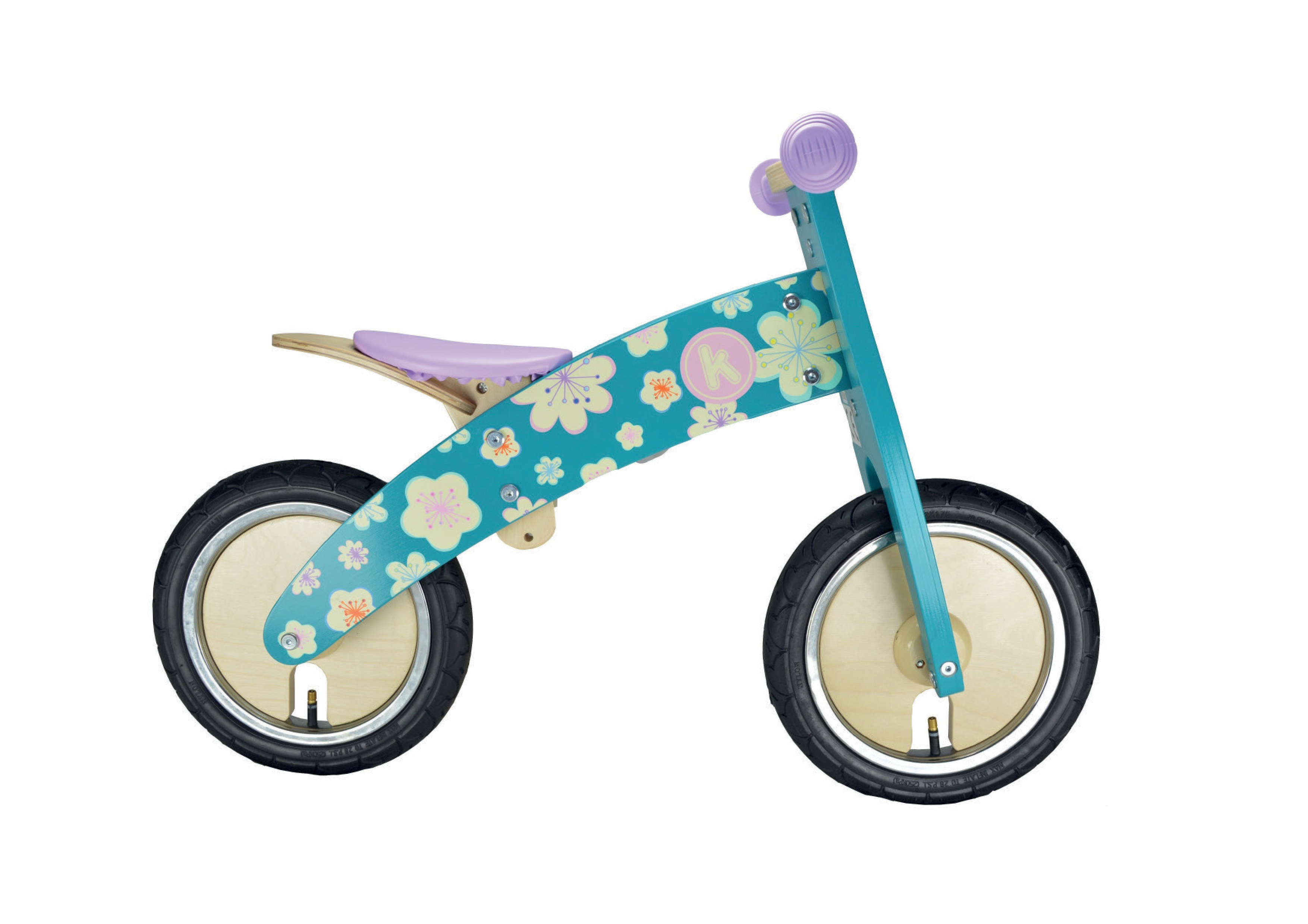 Kiddimoto Balanscykel Fleur Litenleker se