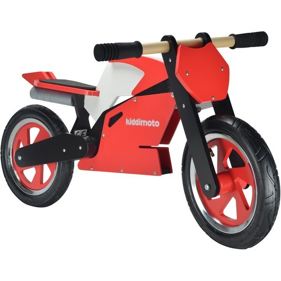 Kiddimoto - Balanscykel - Superbike Röd/Vit