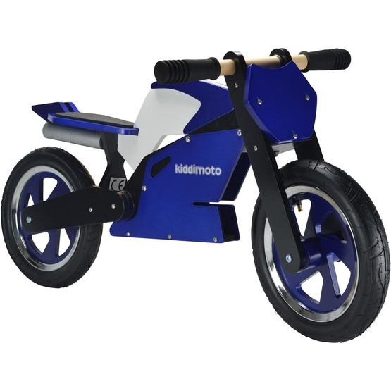 Kiddimoto - Balanscykel - Superbike Blå/Vit