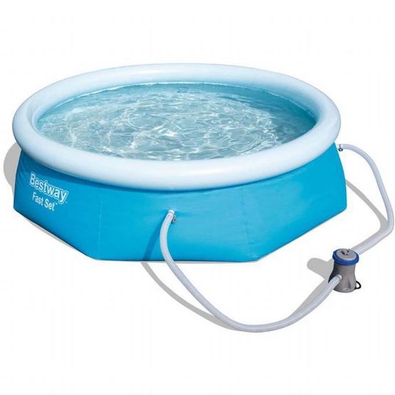 Bestway - Barn & Familjepool - Fast Set Pool 2.300L