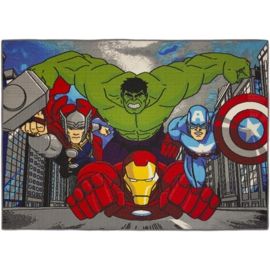 Disney - Barnmatta - Avengers - City - 133 x 95 cm