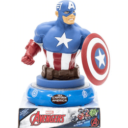 Avengers - Captain America 3D Figur Nattlampa