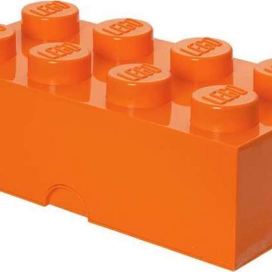 Lego Storage Lego Förvaringskloss 8 Pluttar Orange