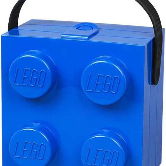 Lego Storage Lego Lunchlåda Med Handtag Blå