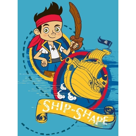 Disney - Barnmatta - Piraten Jake - Ship Shake - 133 x 95 cm