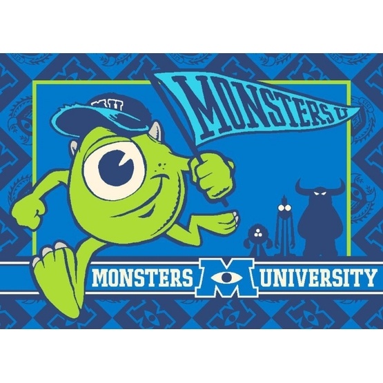 Disney - Barnmatta - Monsters University - 133 x 95 cm