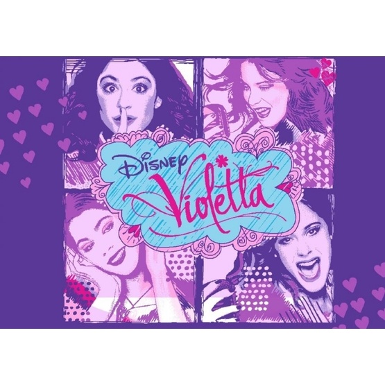 Disney - Barnmatta - Violetta 4 x - 133 x 95 cm
