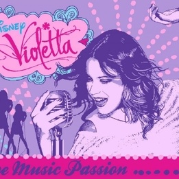 Disney - Barnmatta - Violetta - Love Music - 133 x 95 cm