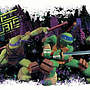 Roommates - Ninja Turtles Trouble Wallstickers