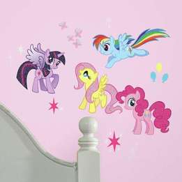 Roommates - My Little Pony Glitter Wallstickers