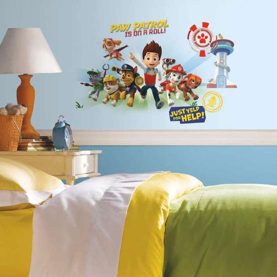 RoomMates Roommates Paw Patrol Fight Wallstickers