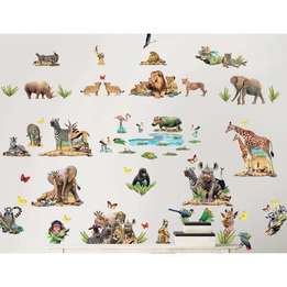 Walltastic - Djungel Safari Wallstickers