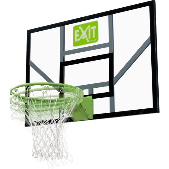 Exit Basketkorg Med Dunkring Och Nät – Grön/Svart