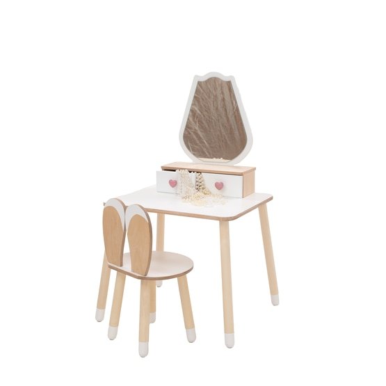 Family SCL Sminkbord Prinsessa - Tulip - Vit