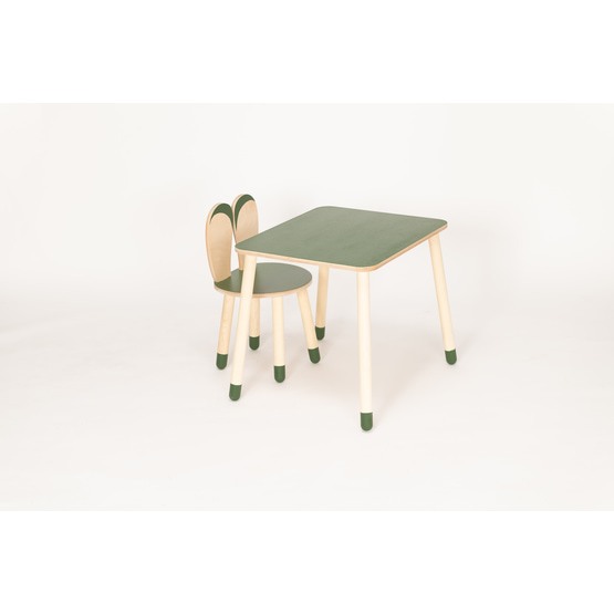 Family SCL Bord Och Stol Kanin - Khaki/Natural
