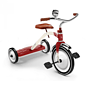 Baghera - Trehjuling - Vintage Röd