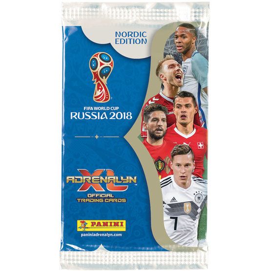 Fotbollskort - 1st Paket - Nordic Edition Panini Adrenalyn XL World Cup 2018