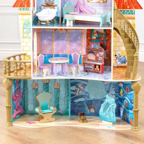 Kidkraft Docksk p Ariel Land To Sea Castle Dollhouse
