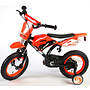 Barncykel Volare Motocross 12 tum - Stödhjul (Orange)