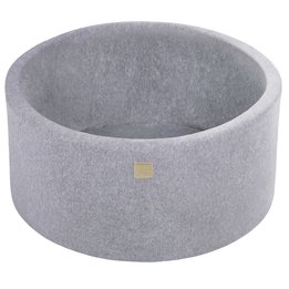 Meow Baby - Bollhav Sammet - Light Grey