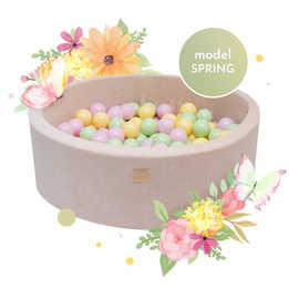 Meow Baby - Bollhav Spring Set Med 250 bollar - 40 Cm