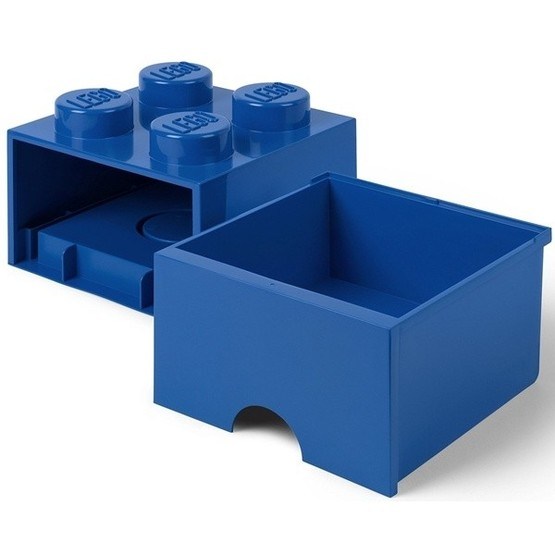 LEGO, Förvaringsbox 4 med lådor, blue
