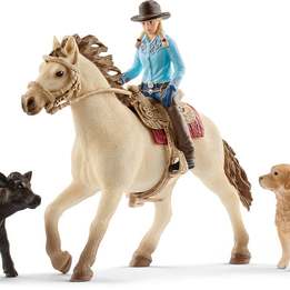 Schleich, Farm World - Western riding 42419