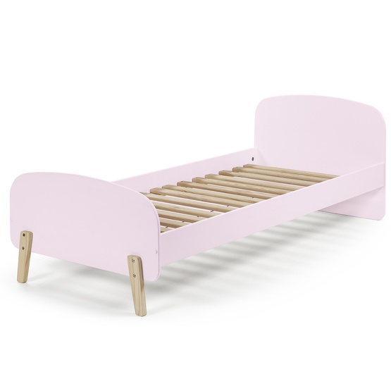 Vipack Säng – Kiddy 90×200 Cm Med Sängbord Och Leksakslåda – Rosa