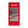 Garderob - 2 Dörrar London Buss - Röd