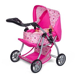 Mini Mommy - Dockvagn med lift (Rosa)