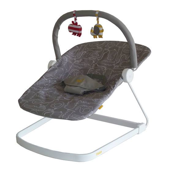 BabaBing, Baby Bouncer Float grå