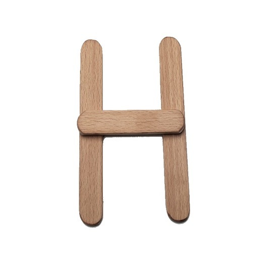Clicko - H- bygg din bokstav med magnetisk byggsats