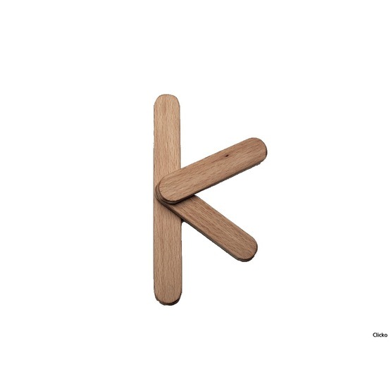 Clicko – K- bygg din bokstav med magnetisk byggsats