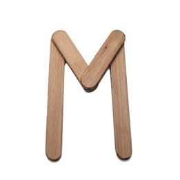 Clicko - M- bygg din bokstav med magnetisk byggsats