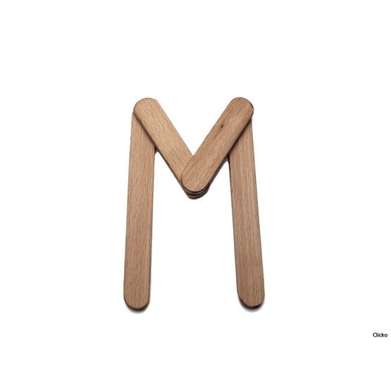 Clicko – M- bygg din bokstav med magnetisk byggsats