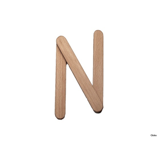 Clicko – N- bygg din bokstav med magnetisk byggsats