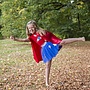 Den Goda Fen, Superhjälteklänning Superwondergirl 4-6 år