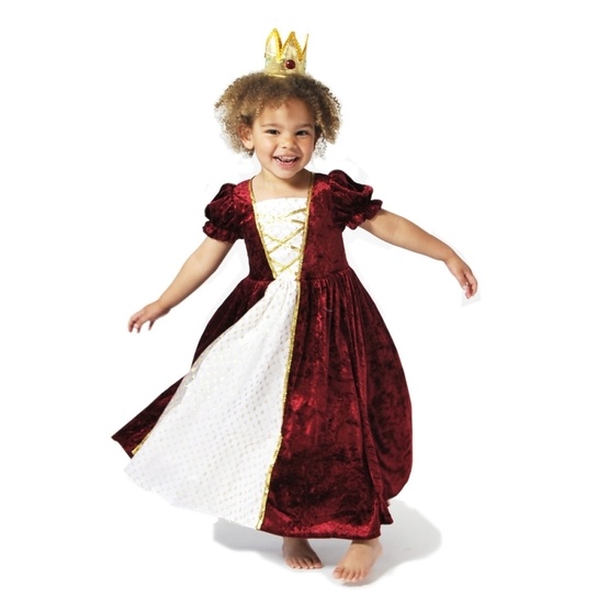 Den Goda Fen, Prinsessklänning Röd 6-7 år