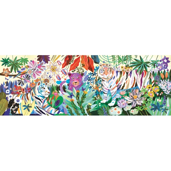Djeco – Puzzle Gallery – Rainbow Tigers