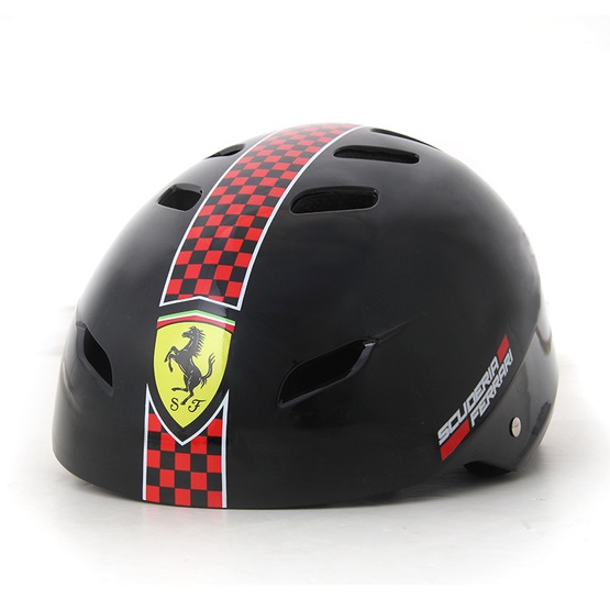 Ferrari, Skatehjälm justerbar medium, svart