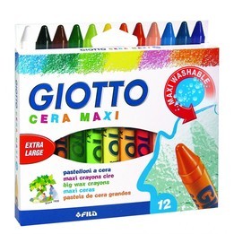 Giotto, Cera Maxi Vaxkritor 12-pack