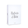 Histoire d’Ours, Rosette Gris Rosa i låda 25 cm