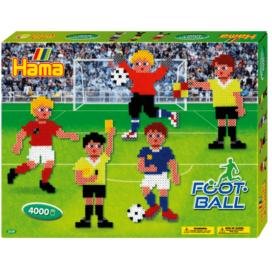 Hama, Midi Gift box 4000 st - Fotboll