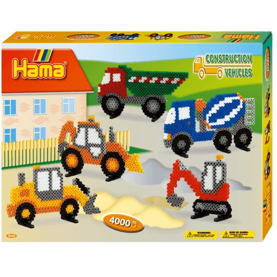 Hama, Midi Gift box 4000 st - Arbetsfordon