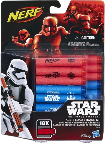 Star Wars Nerf GlowStrike Dart Refill, 14ct, Glow in the dark
